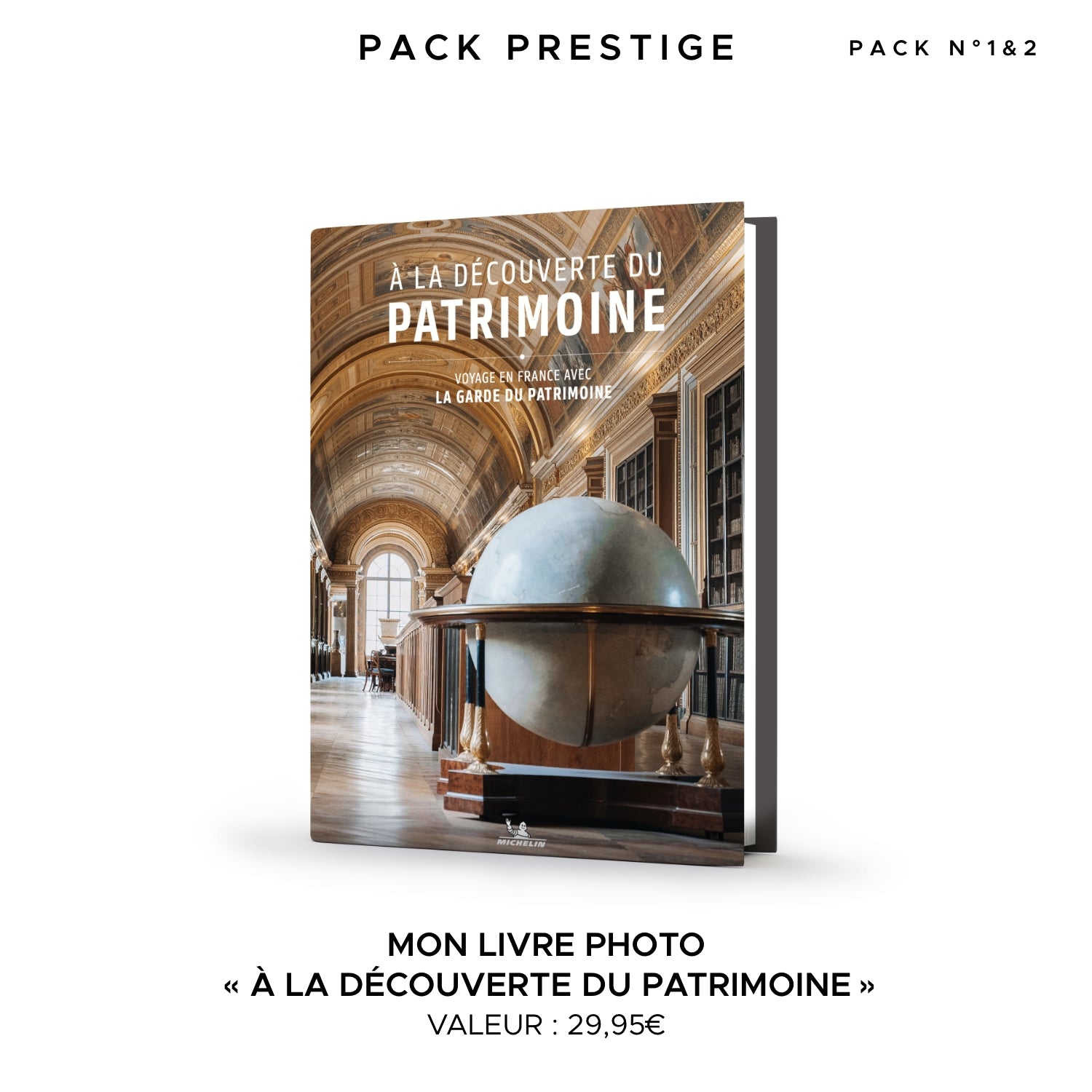 Pack prestige : Mon livre photo "À la découverte du patrimoine"